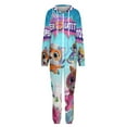 thumbnail image 4 of Super Kitties Unisex Onesie Pajamas Zipper Jumpsuit Hooded One Piece Sleepwear for Family Mens Womens, 4 of 8