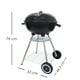 thumbnail image 2 of Ilios Innova | Asador Blaze de Carbón Portátil con Ruedas y Tapa, Parrilla Redonda, Diseño Compacto y Resistente, Acero Esmaltado Color Negro, 2 of 9