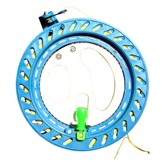 KLKCMS Kite String Spool with Reel Kite String Reel Winder with String for Teens Beginners 18cm 200m
