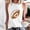 Khaki, variant on BRGZLK Rugby Bow Print Tank Tops For Women Summer Vacation Sleeveless Shirts Casual Beach Praty Graphic Tees Vest