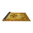 thumbnail image 2 of Ahgly Company Indoor Square Abstract Yellow Modern Area Rugs, 5' Square, 2 of 4