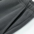 thumbnail image 5 of Fnnxeal Mens Sweatpants, Drawstring Fall Winter Casual Slacks with Stretch Polar Fleece Gray Sweatpants for Men Size XL, 5 of 7