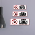 thumbnail image 2 of Standard Plus Do Not Touch Thank You Wall or Door Sign | Office Public Signage - Small, 2 of 9