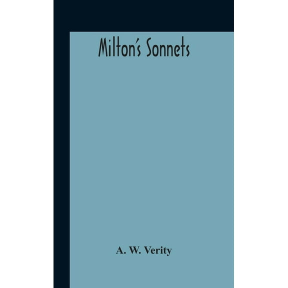 Milton'S Sonnets, (Hardcover)