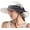 beige, variant on Women's Ponytail Safari Sun Hat,Wide Brim UV Protection Outdoor Bucket Hat,Foldable Beach Summer Fishing Hat