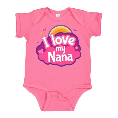 

Inktastic I Love My Nana Grandchild Gift Baby Girl Bodysuit