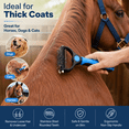 Pet Pro Grooming Tool, 2-in-1 9/17 Teeth Undercoat Rake, Stainless ...