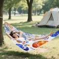 thumbnail image 6 of Hanging Hammock Portable Travel Camping For Outdooor Beach Camping Hiking Colorful Easter Eggs Flowers, 6 of 8