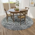 thumbnail image 2 of Addison Rugs Addison Indoor/ Outdoor Safari Zebra Animal Print Washable Area Rug 8' x 8' - Grey, 2 of 9
