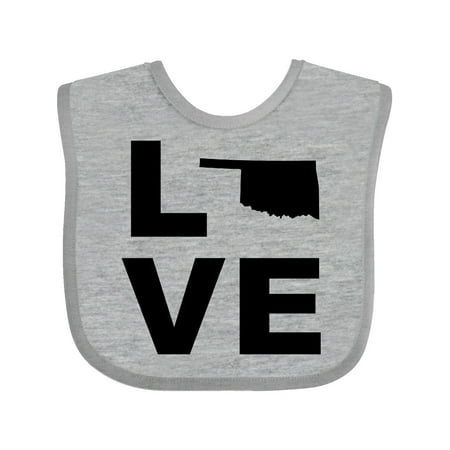 

Inktastic Love Oklahoma Gift Baby Boy or Baby Girl Bib