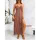 thumbnail image 2 of Sexy Vestido Casual para las Mujeres Cuello en V sin Mangas Bloque de Color Suspendidos Suéter, Vestido de Moda para Diario, 2 of 9