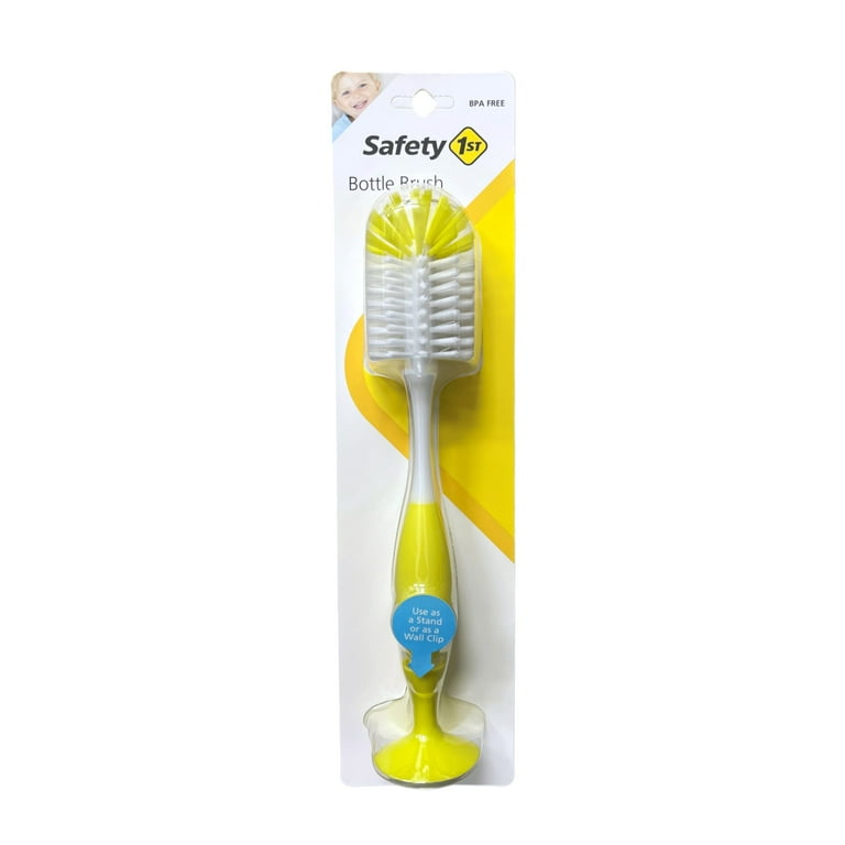 Sunshine Yellow Bottle and Glass Brush –