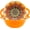 Orange, variant on Boho Ceramic Serving Bowls with Handles Set of 2, Ceramic Large Serving Bowls, 40 Oz Porcelain Salad Bowls, Large Serving Dishes for Entertaining, Nesting Mixing Bowls for Soup,Stew,Fruits,Dinner