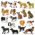 thumbnail image 2 of RUIJIE 18PCS Realistic Animal Figures,World Famous Dog Figurines,Hand Painting Dog Figures,Wild Animal Educational Toy,Cake Toppers Christmas Birthday Gift for Kids Todllers, 2 of 22
