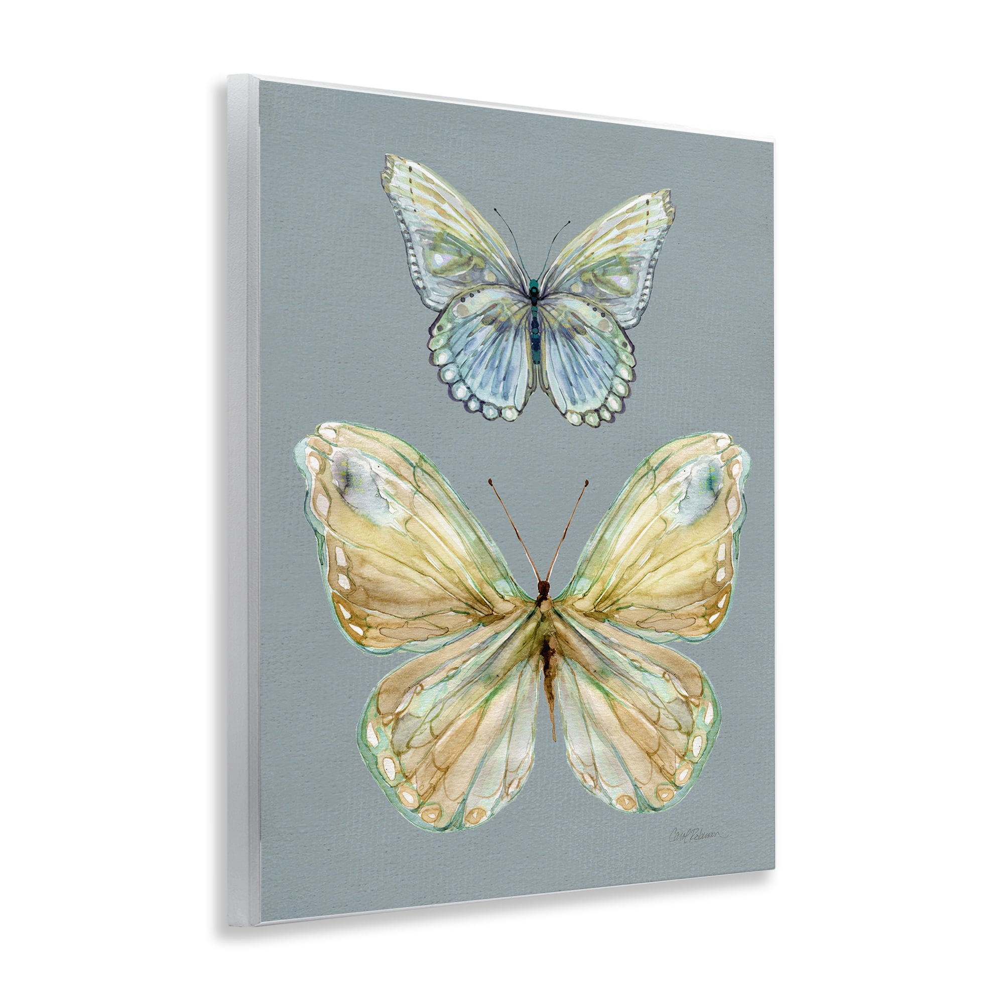 Stupell Industries Delicate Butterflies on Slate Wall Plaque Art, design by Carol Robinson