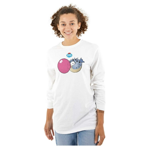 Original Dubble Bubble Logo Vintage Women's Long Sleeve T Shirt Brisco Brands M