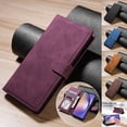 thumbnail image 2 of Funda de cuero con tapa magnética para Samsung Galaxy A03 A04s A10 A12 A13 A14 A21s A22 A23 A31 A32 A33 A34 A51 A52 A53 A54 A71 qiuyongming unisex, 2 of 2