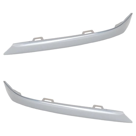 New Front Left and Front Right Fog Light Trim Compatible With Chevrolet Traverse High Country 6 Cyl 3.6L Traverse Limited High Country 6 Cyl 3.6L 2022-2024 By GM1046132 GM1047132