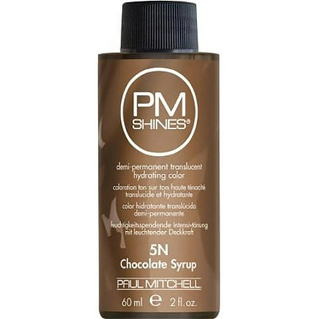 Paul Mitchell PM Shines Demi-Permanent Hair Color 2oz (5N) Chocolate (Best At Home Demi Permanent Hair Color)