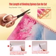thumbnail image 2 of Binding Spines,Notebook Album Office Loose Combs 85 Diy 85 Diy Paper Binders Spines Combs Diy Paper Notebook Paper Notebook Album 10pcs Loose Album Office Supplies Pieces Of 30, 2 of 7
