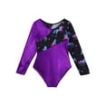 thumbnail image 4 of Aislor Kids Girls Long Sleeves Ballet Dance Leotards Bodysuits Unitards, 4 of 7