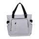 thumbnail image 1 of Bolso de mano con correa de hombro ajustable, bolso de viaje para la oficina, para el trabajo y la escuela Gris claro, 1 of 8