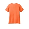 thumbnail image 6 of Port & Company Ladies V-Neck T-Shirt Neon Orange, 6 of 6