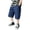 Blue, variant on JFOPQVSM Boy's Jean Shorts Baggy Elastic Waist Distressed Denim Shorts Ripped Frayed Hem Fashion Casual Summer Jorts (1-8Y)