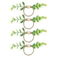 thumbnail image 3 of 4Pcs Napkin Rings Napkin Rings Hotel Decorative Setting Handicraft Flower Rings For Weddings Christmas, 3 of 8
