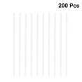 thumbnail image 4 of 2 paquetes de 200 piezas de palos de papel de piruleta Coloridos palos de papel para hornear Alimentos especiales palos de papel Chocolate Candy Paper Stick Herramienta para hornear bricolaje para uso, 4 of 4