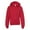 Red, variant on Independent Trading Co. Youth Midweight Hooded Sweatshirt
