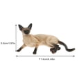thumbnail image 2 of Siamese Cat Statue Simulation Decoration Lifelike, 2 of 8