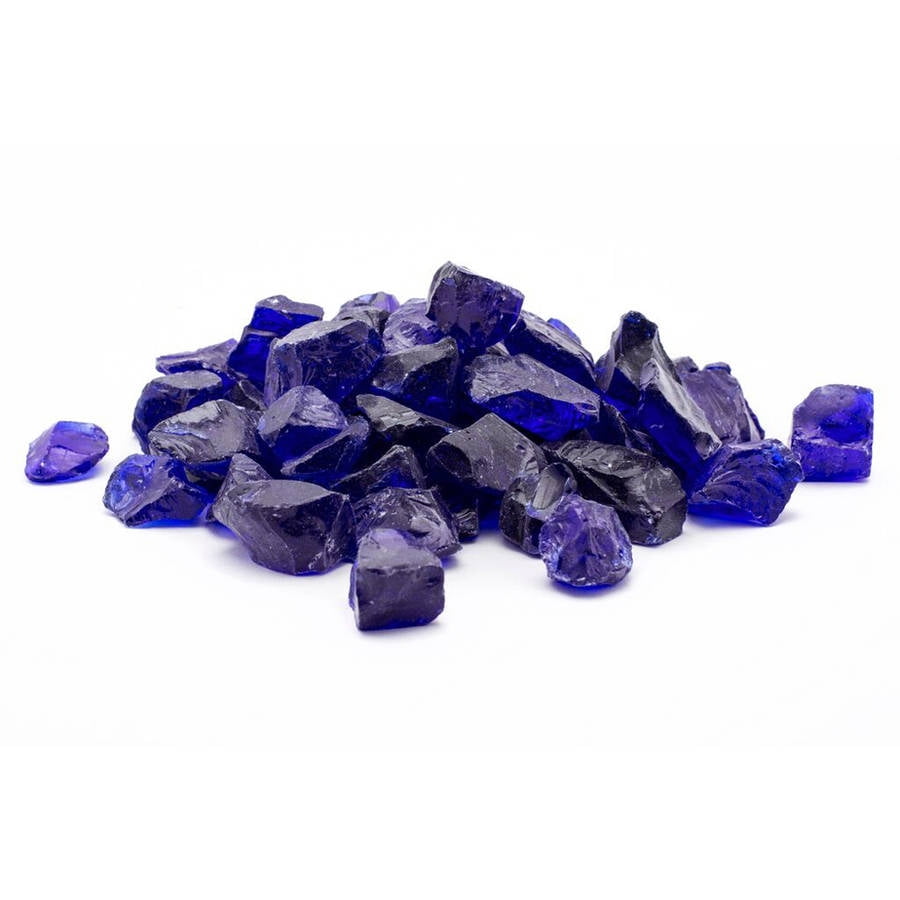 Dragon Glass 10 Lb Cobalt Blue Landscape Fire Pit Glass 1 2
