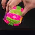 thumbnail image 6 of Light Up Dog Balls Elastic Flash Light Squeaky Spike Ball Pet Dog Cat Molar Plastic Entertained Toy Flashing Elastic Ball Glow in The Dark Interactive Pet Toys for Puppy, Cats, Dogs, 6 of 7