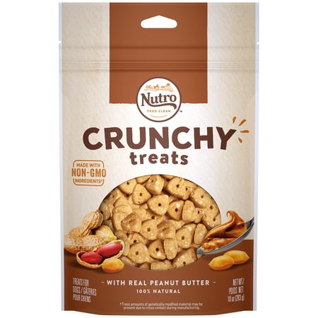 Nutro Crunchy Dog Treats With Real Peanut Butter, 10 Oz. (Best Peanut Butter For Dogs)