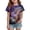 Z6-White, variant on Shadoumai Kids Shirts Girls 7-8 Funny Shamrock Round Neck Short Sleeve T-Shirt Trendy Preppy Tops Clothes for Children