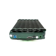 CipherShield FIPS 140-2 Level 2 HIPAA 256-bit AES USB 3.1 Gen 2/eSATA RAID 0 Hardware Encrypted External Desktop SSD Drive (4TB)