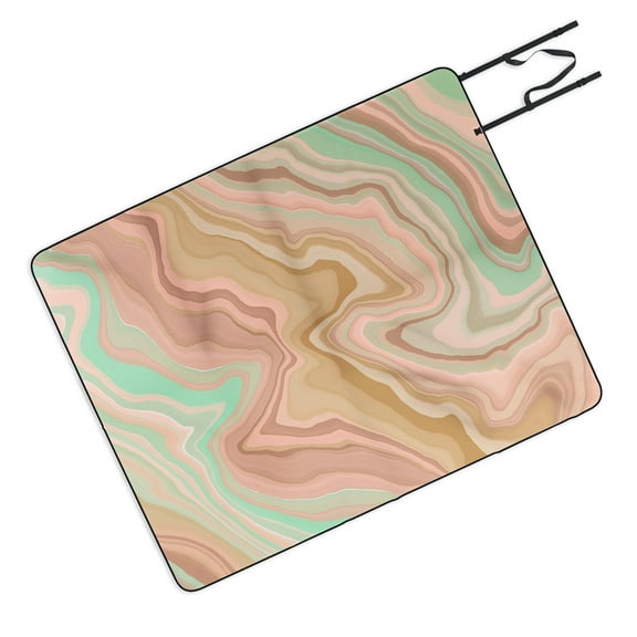 Society6 Marta Barragan Camarasa Abstract A sea of dunes I Picnic Blanket