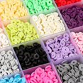 thumbnail image 5 of 5848. Juego de cuentas de disco Heishi Beads de arcilla kaili Sencillez, 5 of 5