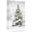 Green, variant on Canvas Wall Art, Christmas Pine Tree Framed Canvas Prints for Living Room Bedroom, Winter Snowflakes Forest Snowfall Gallery Wrapped Wall Decor for Home Office, Gifts, 24"x36" Ship Next Day