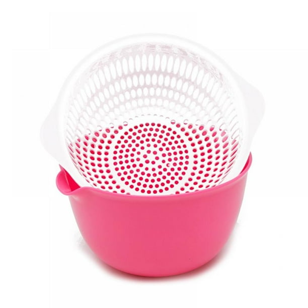 Kitchen Strainer, Wash Basket, SelfDraining Bowl Sets, Large Plastic