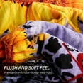 thumbnail image 6 of JML Plush Sherpa Bed Blanket, Fluffy & Soft, Reversible, Thick, Queen 75"x83",Sunflower, 6 of 7
