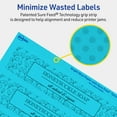 thumbnail image 5 of Avery Printable Rectangle Labels, Bright Blue, 1.5" x 7.5", 50ct, 5 of 11