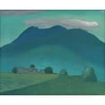 thumbnail image 2 of Mikuláš Galanda 14x12 Black Ornate Wood Framed Double Matted Museum Art Print Titled: Early Evening (1932-1933), 2 of 5