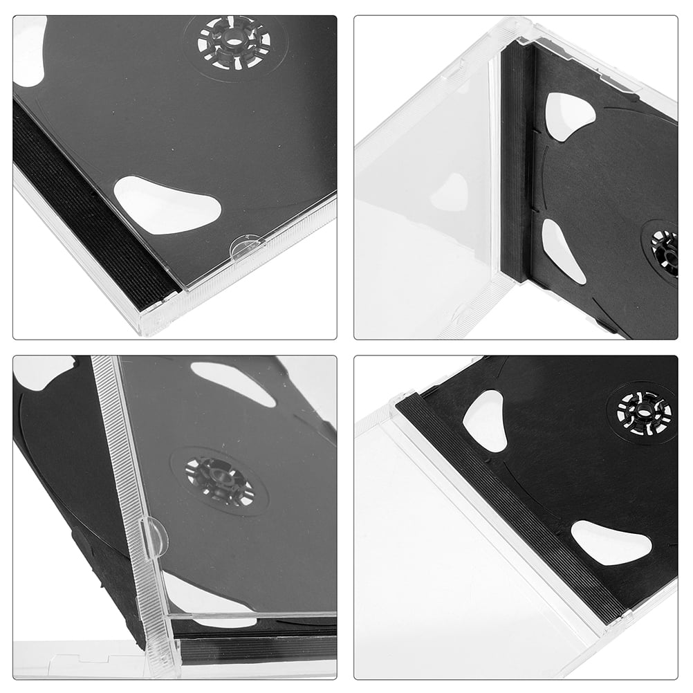 8Pcs DVD Cases DVD Storage Cases CD Cases Reusable CD Cases CD Storage Holders