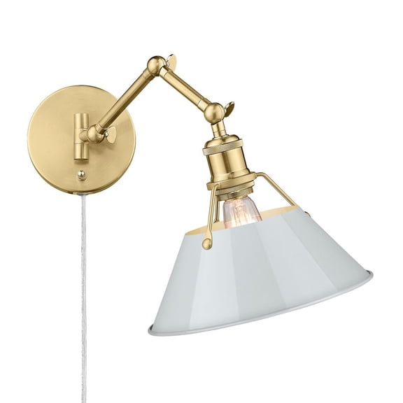 Golden Lighting - Orwell - 1 Light Articulating Wall Sconce in Transitional