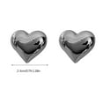 thumbnail image 3 of ZPAQI Party Jewelry Gift Heart Stud Earrings Ear Studs Ear Jewelry Alloy Material, 3 of 16