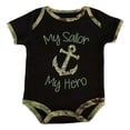 thumbnail image 3 of TROOPER Conjunto de 2 Bodies Navy NWU III 9-12 Meses, 3 of 3