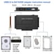 thumbnail image 5 of Adaptador SATA IDE a USB Adaptador / USB 3.0 Adaptador IDE Compatible con USB 1.1 / 2.0 DC Power 12V Kit para 2.5 "/3.5" Pulgadas IDE y HDD SSD Magideal Adaptador SATA IDE a USB, 5 of 7