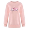 thumbnail image 4 of Mode Chandails à Capuchon pour Femmes Été 2023 Col Rond Manches Longues Hauts Blouse Imprimée Régulière 50 % de Réduction Costumes Halloween/noël, 4 of 4